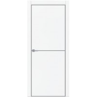 Дверь Тамбурат 4102 Аляска (BLACK MOULD) под скрытые петли