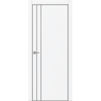 Дверь Тамбурат 4105 Аляска  (BLACK MOULD) под скрытые петли