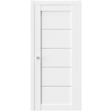 Дверь RL 1 Белый EmLayer (Графит сатинат)