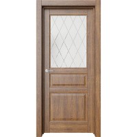 Дверь Янтарь Белое сатинат) SE 8 ( стекло 2) (Белое сатинат)