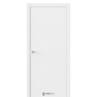Межкомнатная дверь Emlayer белая, гладкое покрытие (АБС Кромка белая)