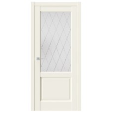 Дверь SE 4 (стекло 4) EmLayer (Белое сатинат)
