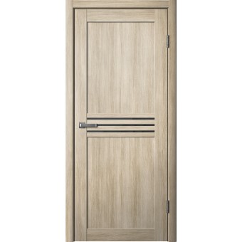 Дверь Fly Doors LA STELLA 237 Ясень латте (Стекло черное)