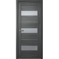 Дверь Fly Doors LA STELLA 200 Ясень графит (Стекло сатин)