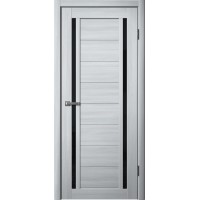 Дверь Fly Doors LA STELLA 203 Ясень Пепельный (Стекло черное)