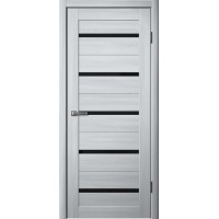 Дверь Fly Doors LA STELLA 206 Ясень пепельный (Стекло черное)