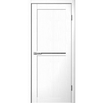 Дверь Fly Doors LA STELLA 238 Ясень белый (Стекло черное)