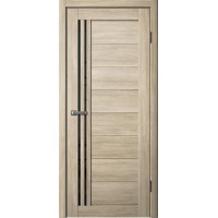 Дверь Fly Doors LA STELLA 270 Ясень латте (Стекло черное)