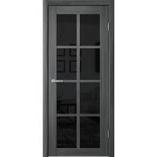 Дверь Fly Doors LA STELLA 271 Ясень графит (Стекло черное)