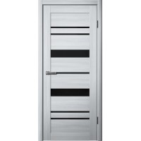 Дверь Fly Doors LA STELLA 283 Ясень Пепельный (Стекло черное)