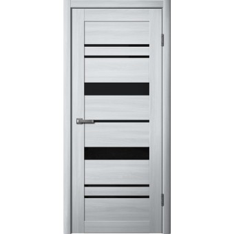 Дверь Fly Doors LA STELLA 283 Ясень Пепельный (Стекло черное)