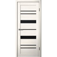 Дверь Fly Doors LA STELLA 283 Ясень Снежный (Стекло черное)