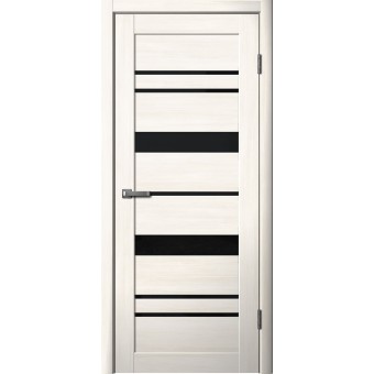 Дверь Fly Doors LA STELLA 283 Ясень Снежный (Стекло черное)