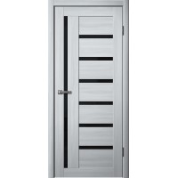 Дверь Fly Doors LA STELLA B04 (217) Ясень Пепельный (Стекло черное)