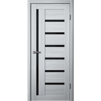 Дверь Fly Doors LA STELLA B04 (217) Ясень Пепельный (Стекло черное)