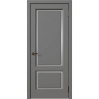 Дверь ЦДО 490 Серая (стекло графит)