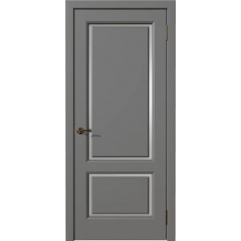 Дверь ЦДО 490 Серая (стекло графит)