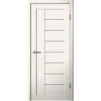 Дверь Fly Doors LA STELLA 201 Ясень Снежный (Стекло черное)