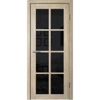 Дверь Fly Doors LA STELLA 271 Ясень латте (Стекло черное)