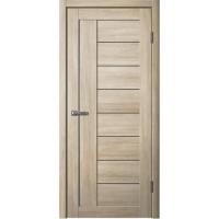 Дверь Fly Doors LA STELLA 201 Ясень латте (Стекло черное)