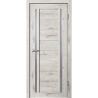 Дверь Fly Doors LA STELLA 203 Дуб арктик (Стекло сатин)