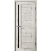 Дверь Fly Doors LA STELLA 270 Дуб арктик (Стекло черное)
