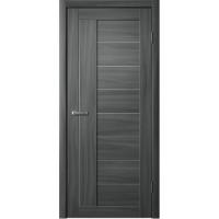 Дверь Fly Doors LA STELLA 201 Ясень графит (Стекло сатин)