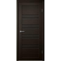 Дверь Fly Doors LA STELLA 282 Дуб мокко (Стекло черное)