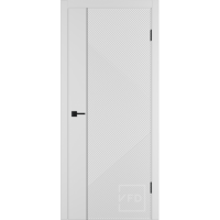 Дверь Линия ART 1 Белый ЧМ (ЗПЗм1)