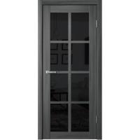 Дверь Fly Doors LA STELLA 271 Ясень графит (Стекло черное)