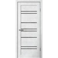 Дверь Fly Doors LA STELLA B02 (294) Бетон светлый (Стекло черное) . Сибирь Профиль Fly Doors B02 (294) Бетон светлый (Стекло черное)