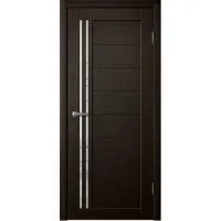 Дверь Fly Doors LA STELLA 270 Дуб мокко (Стекло сатин)