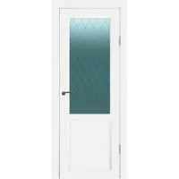 ДВЕРЬ MARTDOORS M2-1 Белла ДО Распашная Белая Шагрень Ромб