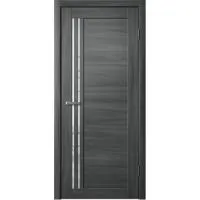 Дверь Fly Doors LA STELLA 270 Ясень графит (Стекло сатин)
