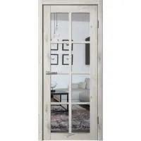 Дверь Fly Doors LA STELLA 271 Дуб арктик (Зеркало)