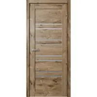 Дверь Fly Doors LA STELLA 282 Дуб пацифик (Стекло сатин)