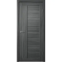 Дверь Fly Doors LA STELLA 201 Ясень графит (Стекло сатин)