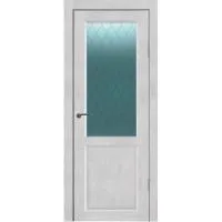 ДВЕРЬ MARTDOORS M2-1 Белла ДО Распашная Бетон Снежный Ромб