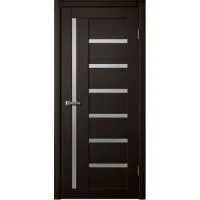 Дверь Fly Doors LA STELLA B04 (217) Дуб мокко (Стекло сатин)